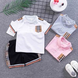 Kläder sätter baby pojke kläder set t-shirt shorts toddler casual kläd barn träning barn pojkar tecknad film