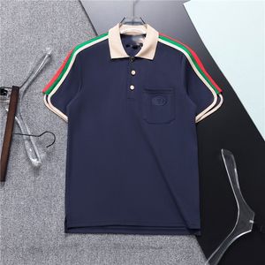 Hot Sale Men's Fashion Designer Kort ärm T-shirt Summer Designer Ny polo-skjorta