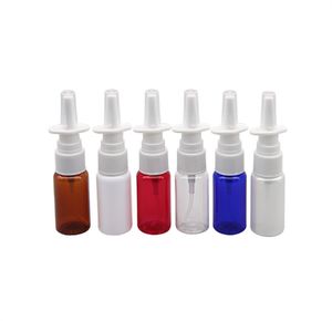 Wholesale 5ML Nasal Spray Bottle Direct Injection Sprayer PET Plastic Atomizer Cosmetic Mist Nose Spray Refillable Spray Bottle 1PC JL1582