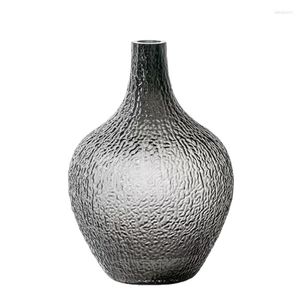 Vase Big Belly Bell Masui木製の花瓶装飾ガラスリビングルームフラワーアレンジメントシンプルな水耕床床透明