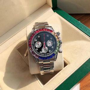 2023 Luksusowy zegarek kwarcowy Chronograph Business High-end Premium Moissanite Diamond Kwarc Ruch Watch For Man Chronograph Jason007 Vipwatch Iced Out Watch