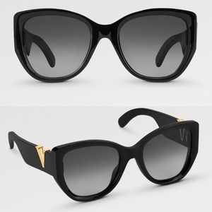 Óculos de sol ICON CAT EYE Designer para mulheres Ornamental Full Frame Masculino Óculos de sol de luxo Fivela dourada Óculos de sol Óculos de sol Óculos polarizados