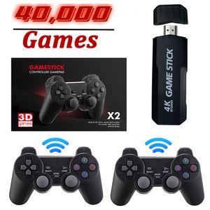 Game Controllers Joysticks Portable Video Game Console GD10 Plus Wireless Controllers 4K HD TV Retro Game Console 50 Emulators 40000 Games For PS1N64DC 230714
