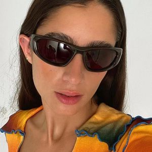 Y2K Cyberpunk Sport Occhiali da sole Donna Uomo Personalità Occhiali da sole Verde Blu Shades Driver Ciclismo Outdoor Hiphop Eyewear SG688