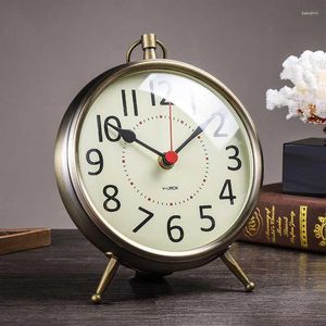 Table Clocks Office Living Room Desk Vintage Luxury Modern Antiques Clock Bedrooms Horloge De Home Decoration Luxur ZY50TZ