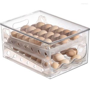 Storage Bottles Slide Eggs Box Replacement Egg Holder Container Refrigerator Drawer Stackable Food Kitchen Fridge Organizer