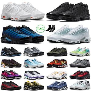 2024 plus tn terascape scarpe da corsa uomo donna Triple Nero Bianco University Blue Utility Clean White Hyper Jade Brazil mens trainer sportivo sneakers outdoor