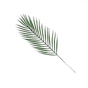 Decorative Flowers 10pcs Simulation Plant Leaf Chrysalidocarpus Lutescens Green For Wedding Ceremony Party