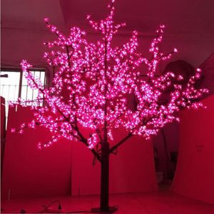 1536LEDS 200cm Outdoor LED Cherry Blossom Tree Light For Outdoor Garden Pathway Christmas Wedding Party Lights Decoration295F