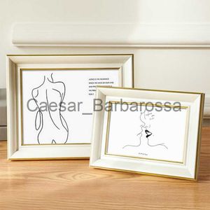 Frames Display Elegante Fotolijst Ornament Moderne Vrienden Creatieve Fotolijst Nordic Gepersonaliseerde Gift Cadre Foto Muurschildering Home Decor x0715