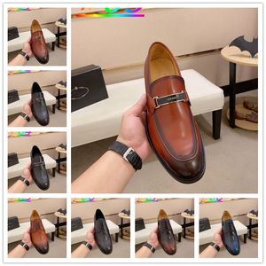 Top 9 Style Oxford Shoes Men Shoes PU Solid Color Fashion Business Casual Wedding Party Retro One Piece Lace-up Classic Dress Shoes Size 38-