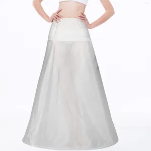 Women's Shapers A Line Skirt Petticoat White Prom Dress Wedding Elastic Fabric Women Petticoats Bride Gown