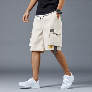 Jackor män sommar shorts lösa avslappnade shorts män andas raka ben rörelse korta byxor plus storlek jogging fies strand shorts