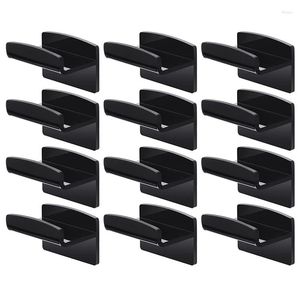 Hangers 12 Pieces Hat Rack Holder Organizer For Wall Hats Hanger Adhesive Hooks Baseball Cap Display