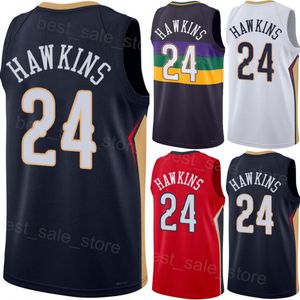 Print Draft Pick Basketball Larry Nance JR Jersey 22 Willy Hernangomez 9 Hawkins 24 Garrett Temple 41 Brandon Ingram 14 Jonas Valanciunas Herbert Jones Purple Black