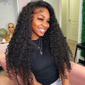 13x6 Lace Frontal Curly Human Hair Wigs For Women Water Wave Lace Front Wig Closure Wig Deep Wave Hd Frontal Wig