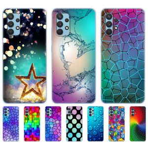 Для Samsung Galaxy A32 A52 A52S A72 Case Phone Back Cover 4G 5G 2021 Силиконовая кокаба бампер Bumper Summer