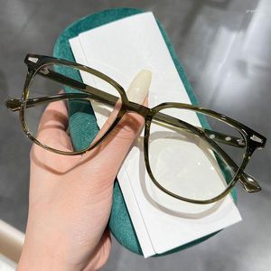 Sonnenbrille mit übergroßem Rahmen, Myopie-Brille, für Männer und Frauen, fertige Kurzsichtigkeitsbrille, Luxus-Design, verschreibungspflichtige Dioptrien-Brille, 0 bis -4,0