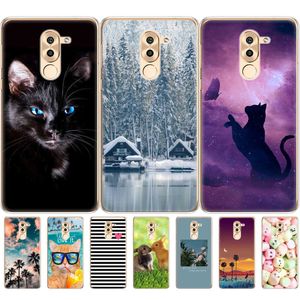 قضية الهاتف لـ Huawei Honor 6x Soft TPU Silicone Back Cover 360 Full Printing Printing Coque Coque