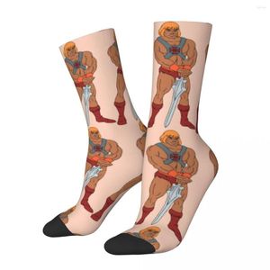 Skarpetki męskie Happy Funny Compression Classic i proste vintage Harajuku He-Man Masters of Universe Ardent Casual Crew Sock