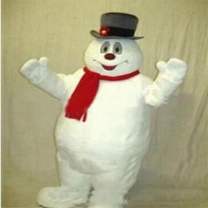 2018 Maskot Şehir Frosty The Snowman Maskot Kostüm Anime Kitleri Maskot Tema Fantezi Elbise Karnaval Costume331Q