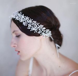 Headpieces Pearl Soft Headdress Bridal Wedding Dress With Handmade Veil Head Band