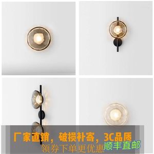 Lampada da Parete Lettura Moderna Cristallo Rustico Interno Luci Candele Led Montatura Luce Esterno