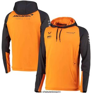 2022 para McLarens Formula 1 Racing Moletom com capuz F1 Team Sweatshirt masculina Fleece Full Zip Keep Warm Hotshell Jacket