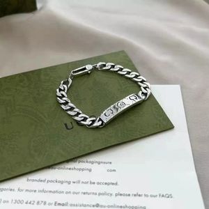Классические браслеты дизайнерский серебряный браслет титановый стальный манжет модный браслет браслеты жены мужские ювелирные украшения C80009