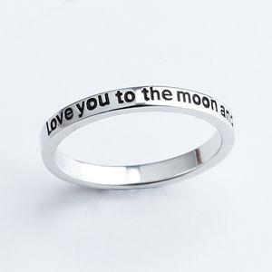 Band Rings Personalized Engraving Ring for Men Women Custom Name Body Jewelry Finger Ring 230715