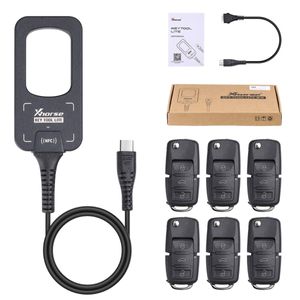 Xhorse VVDI BEE Key Tool Lite Transponder Generator with 6Pcs XKB501EN Universal Remote Keys