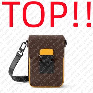 Carteiras TOP. M82535 S-LOCK VERTICAL WEARABLE CARTEIRA Designer Bolsa Hobo Tote Satchel Crossbody Cross Body Smartphone Bag