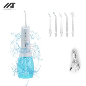 Nail Art Equipment Prodotto spa dentale irrigatore orale portatile cordless smart denti pulitore acqua Pro Flosser con denti Clean Jet Tip 230715