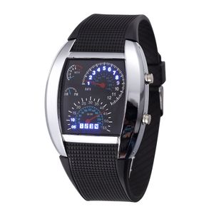 Digital Watch Men 2022 Fashion Multi Dial Orologio LED da uomo Casual Sport Black Sliver Orologio da polso elettronico per uomo reloj hombre