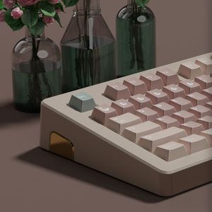 Tangentbordsmuskombinationer PBT KeyCap Heart Water Duck Cherry Profile Dye Subbed Original Design ISO Enter för GH60 GK61 GK64 68 75 84 96 980 104 Tangentbord 230715