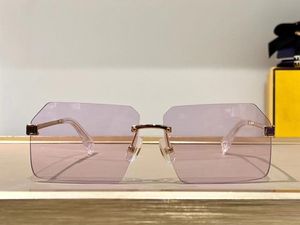 Realfine888 5a Eyewear fol524 FD Sky Прямоугольные роскошные дизайнерские солнцезащитные очки для мужчины с женщиной со стекла