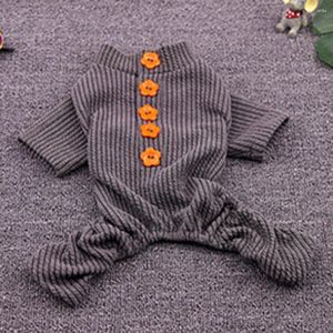 Vestuário para cachorro elegante animal de estimação macacão de inverno roupas com cachecol de urso respirável vestido