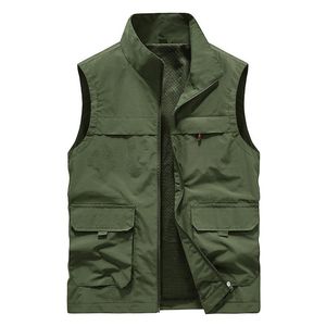 Jackets Outdoors Men's Waistcoat Camping Vests Photography Coat Best Fishing Vest Elegant Man Cardigan Climbing Work Sleeveless Biker