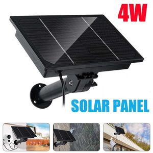 Andere Elektronik Outdoor Wiederaufladbares Solarpanel Strom 2 m Kabel USB Typ C 5 V 12 V 4 W Wasserdichtes Solarpanel Eingebauter Akku für Telefon/IP-Kamera 230715