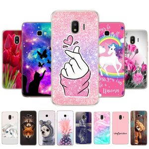 Para Samsung J4 Plus 2018 Capa Silicone Soft Phone Cover Prime Sm J415 Bolsa Galaxy EU J400F J400