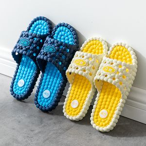 Terlik Erkek Masaj Terlik Çift Yaz Zemin Kadınlar Konforlu Kapalı Banyo Duş Flip Flops Ev Sandal Yaratıcı Kore Ayakkabıları 230715