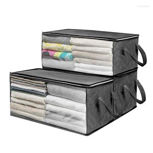 Storage Bags Clothes Bins For Closet Foldable Stackable Large Capacity Organizer