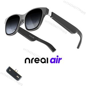 VR -glasögon Xreal Nreal Air Original Smart AR Glasögon Portable 130 tums Space Giant Screen 1080p Visa Mobil Computer 3D HD Privat Cinema 230715