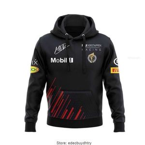 Herrtröjor 2023 Ny F1 Redbulls Formel 1 hoodie 3D Print Racing Team Top Navy Basketball Jersey Autumn Plus XXS-6XL