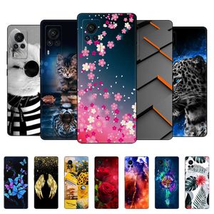 بالنسبة إلى Vivo X60 Pro Case 6.56 بوصة ، غلاف الهاتف الخلفي Vivo 5G Fundas Silicon Sixon Soft Soft Coque Coque Case Black TPU