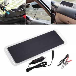 Outros Eletrônicos 12V 5W Painel de Energia Solar Carregador Portátil Carro Barco Motor Bateria Carregador DIY Módulo Solar Trickle Panel Acampamento Ao Ar Livre 230715