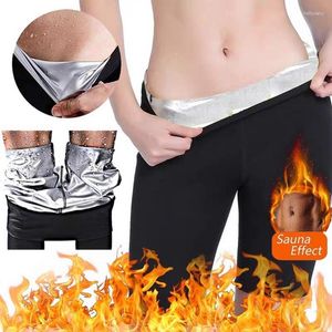 Kvinnors shapers Body Shaper Bastu Slimming Pants Thermal Sweat Capri Gym Compression Fitness Shorts Leggings Workout för viktminskning