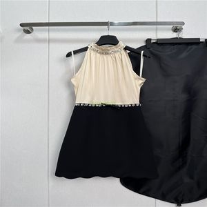 23 летние женские дизайнерские платья футболки с рубашками с хрустальными бусинками девочки Милан Хультер Хитер Джерси Танк Топ-А-Лин
