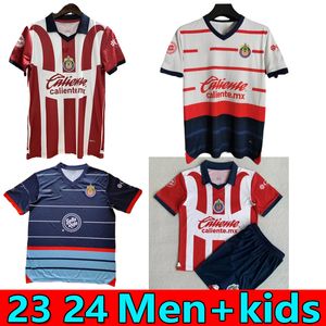 23/24 S-4XL Chivas de Guadalajara Soccer Jerseys I. BRIZUELA 2023 2024 LIGA MX A. VEGA J. SANCHEZ S. FLORES football shirt t F. BELTRAN GONZALEZ G. OROZCO men kids kits sets