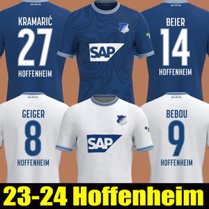 23 24 Hoffenheim 축구 유니폼 홈 블루 베부 베이어 크라 마리 가이거 오잔 카빅 그릴 릿치 카데 라케 쿠우 kou 존 2023 2024 Away